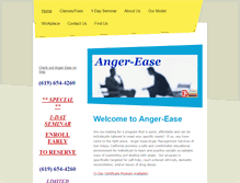 Tablet Screenshot of angerease.com